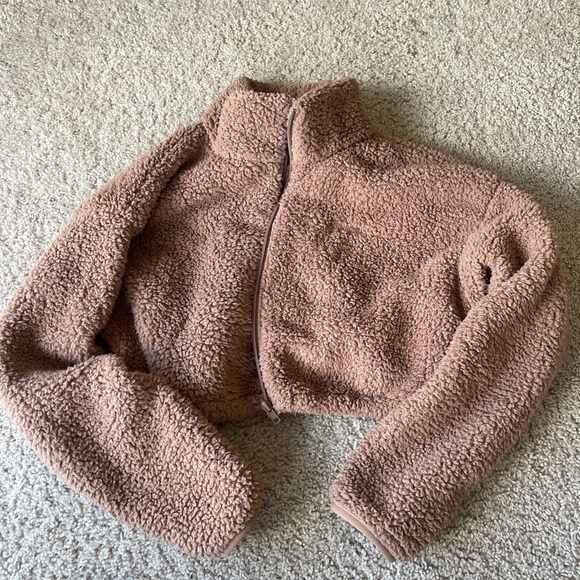 Skims teddy crop jacket - Picture 4 of 5